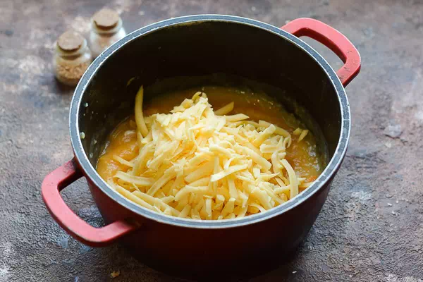 сырный суп из твердого сыра рецепт фото 8